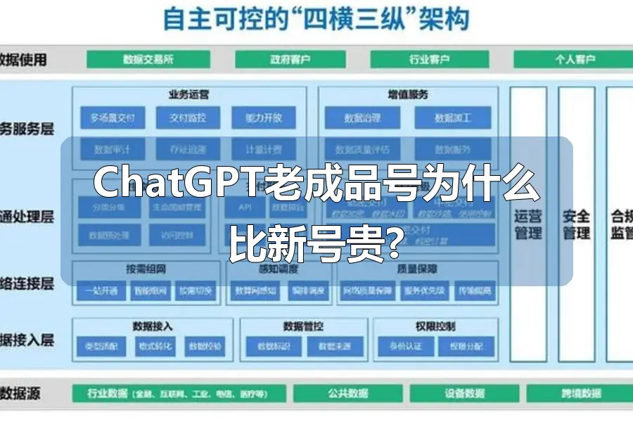 ChatGPT老成品号为什么比新号贵?